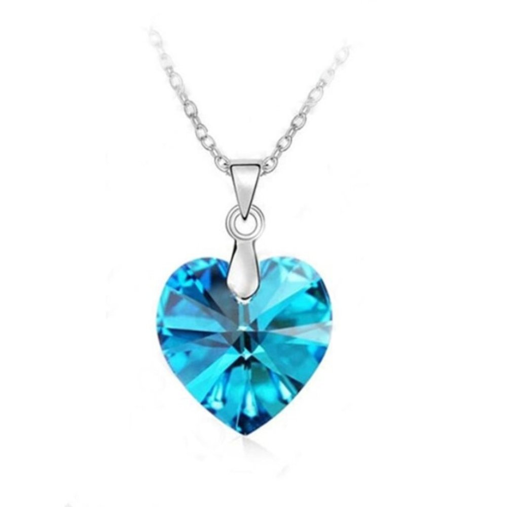 ❤️ NEW 💎 Earrings And Necklace 925 Sterling Silver Set Bundle Heart Gift - Picture 4 of 4